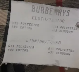 Gabardina Burberry Beige Mujer