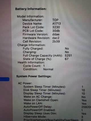 MacBook Pro 2017 13 i5 8GB RAM 128GB SSD