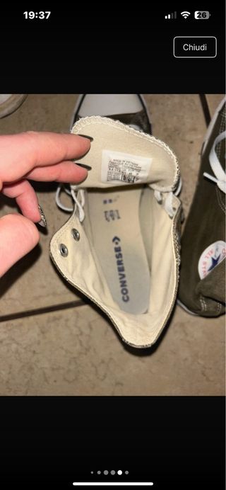 Converse uomo verde oliva