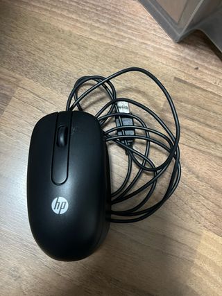 Ratón HP USB Negro