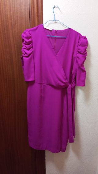 Conjunto fiesta hecho a medida. Capa de seda.