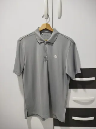 Polo Adidas Gris Talla S