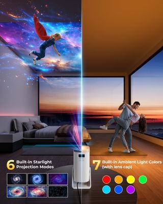 Mini Proyector Portátil WiFi Bluetooth 4K