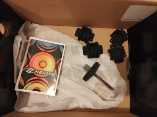 Zapatillas Heelys con ruedas niño/niña negras