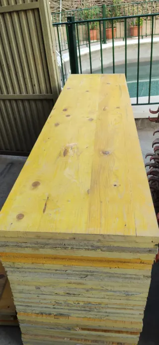 Tableros para encofrar 197x50x2.8 cm