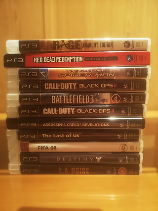 Lote 10 Juegos PS3: TLOU , Red Dead Redemption...