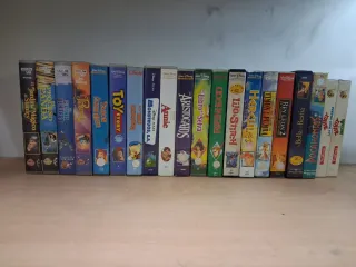 Lote Cintas VHS Variadas mas Colección de Warner