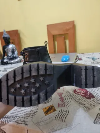 Botines negros Stradivarius con cordones