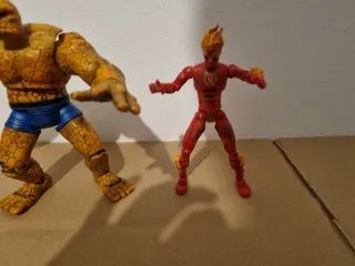 Lote Figuras Fantastic Four: La Masa y Antorcha