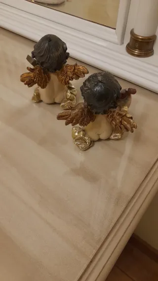 Figuras de angeles con Instrumentos Musicales