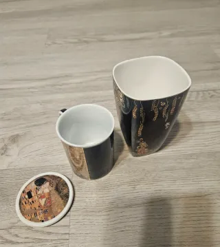 Tazas de porcelana El Beso Klimt