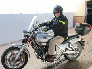 Kymco Venox Custom Moto Clásica.