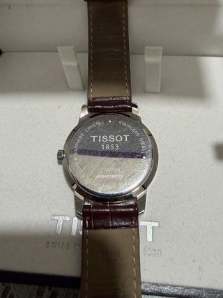 Reloj Tissot Hombre Marrón/Plateado