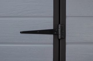 Caseta de resina Manor turquesa/negro doble puerta