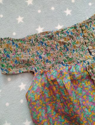 Blusa seda Zara Talla M