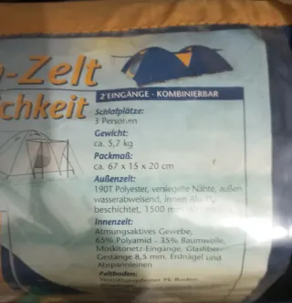 Tienda Iglú Doble Techo 3 Personas