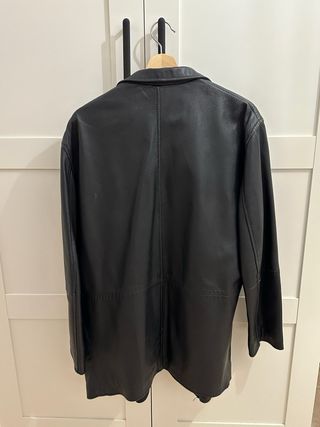 Chaqueta blazer de piel hombre