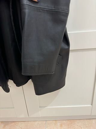 Chaqueta blazer de piel hombre