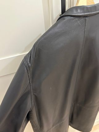 Chaqueta blazer de piel hombre