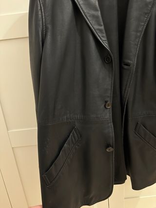 Chaqueta blazer de piel hombre