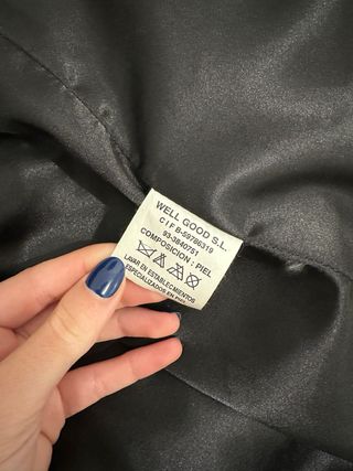 Chaqueta blazer de piel hombre