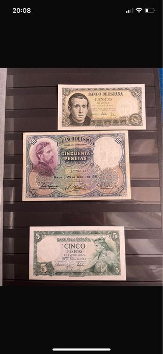 Billetes antiguos españoles Escucho oferta