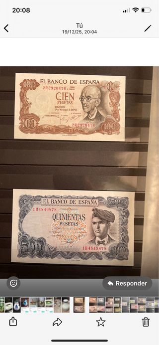 Billetes antiguos españoles Escucho oferta