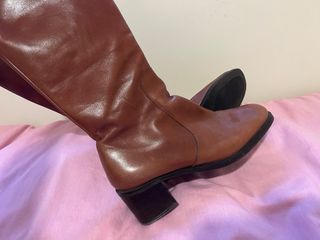 Botas de cuero DC Marrón