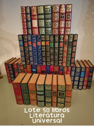 Lote de libros de literatura universal.