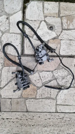 Impianto frenante Transalp 650 anteriore e post.