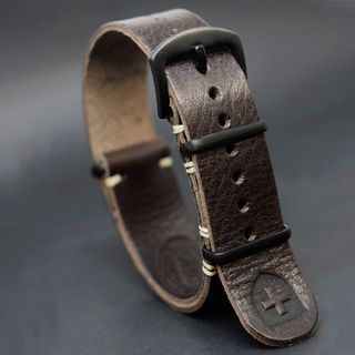 Correa de piel NATO hecha a mano 18,20,22,24mm