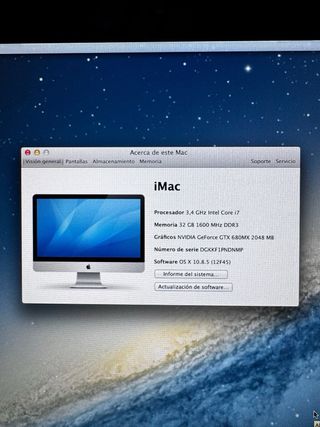 iMac 27” Intel i7 + Magic Trackpad original Apple