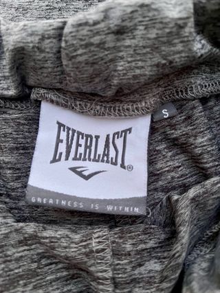Conjunto deportivo Everlast mujer gris y rojo