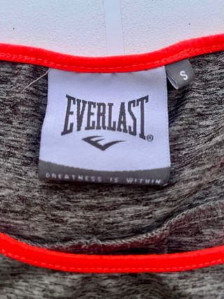 Conjunto deportivo Everlast mujer gris y rojo