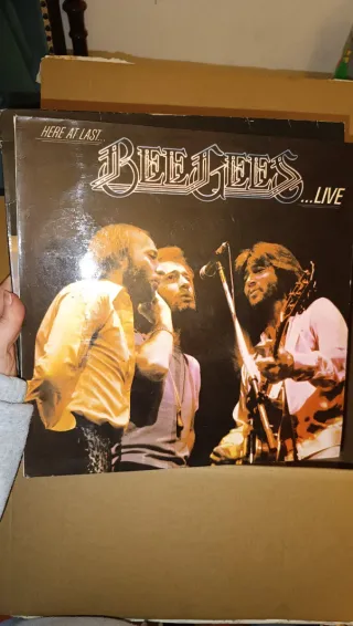 Vinilo Bee Gees Here At Last... Live