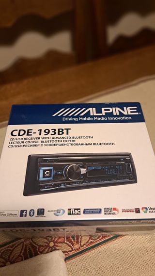 Alpine CDE-193BT Radio CD/USB Bluetooth