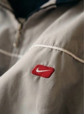 Nike Track Jacket Vintage Y2K Gris/Azul - Talla L