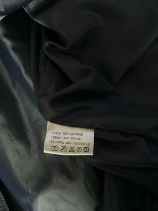 Giacca Pelle Vintage Uomo 100% Vera Pelle