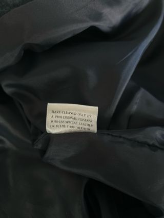 Giacca Pelle Vintage Uomo 100% Vera Pelle