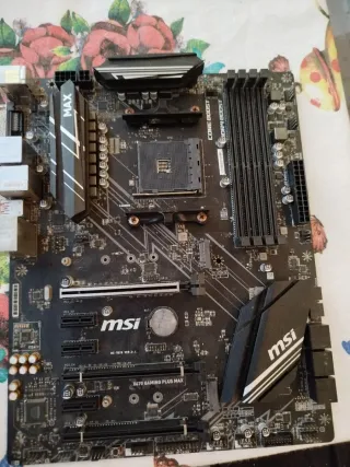 MSI X470 Gaming Plus Max Placa Base AM4