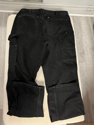Pantalón Cargo Negro Zara Talla M