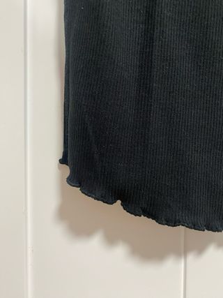 Top negro ajustado de pimkie