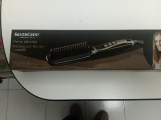 Silver Crest Peine Alisador Negro/Dorado