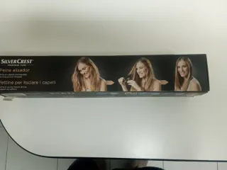 Silver Crest Peine Alisador Negro/Dorado