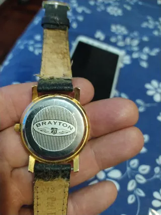 Reloj Brayton Dorado y Negro