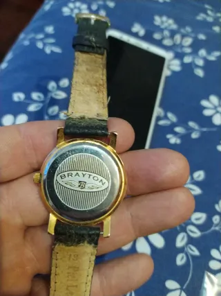 Reloj Brayton Dorado y Negro