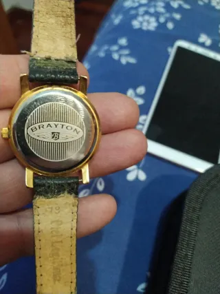 Reloj Brayton Dorado y Negro