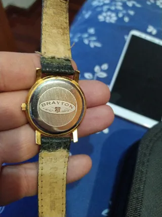 Reloj Brayton Dorado y Negro