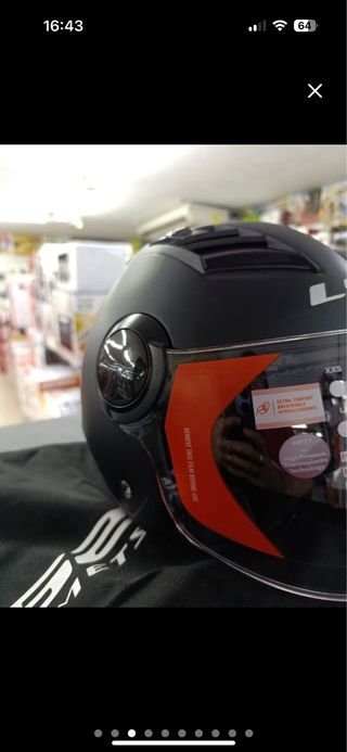 Casco Moto LS2 Negro