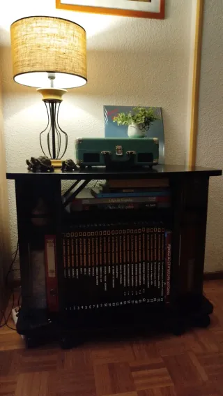 Mesa vintage para Vinilos y Música